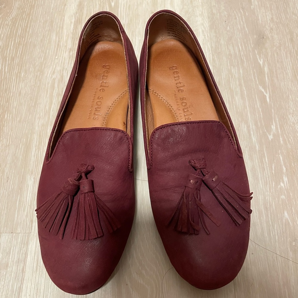 Gentle souls tasseled loafers Sz 7.5